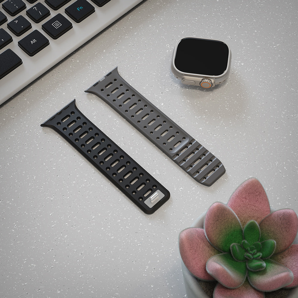 Watch Ultra 49mm Zore KRD-124 Silikon Kordon Strap Kayış