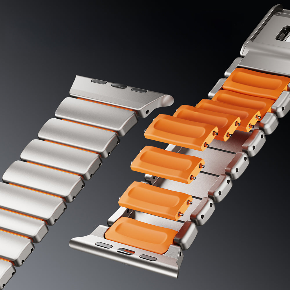 Watch Ultra 49mm Zore KRD-149 Titanyum Silikon Kordon