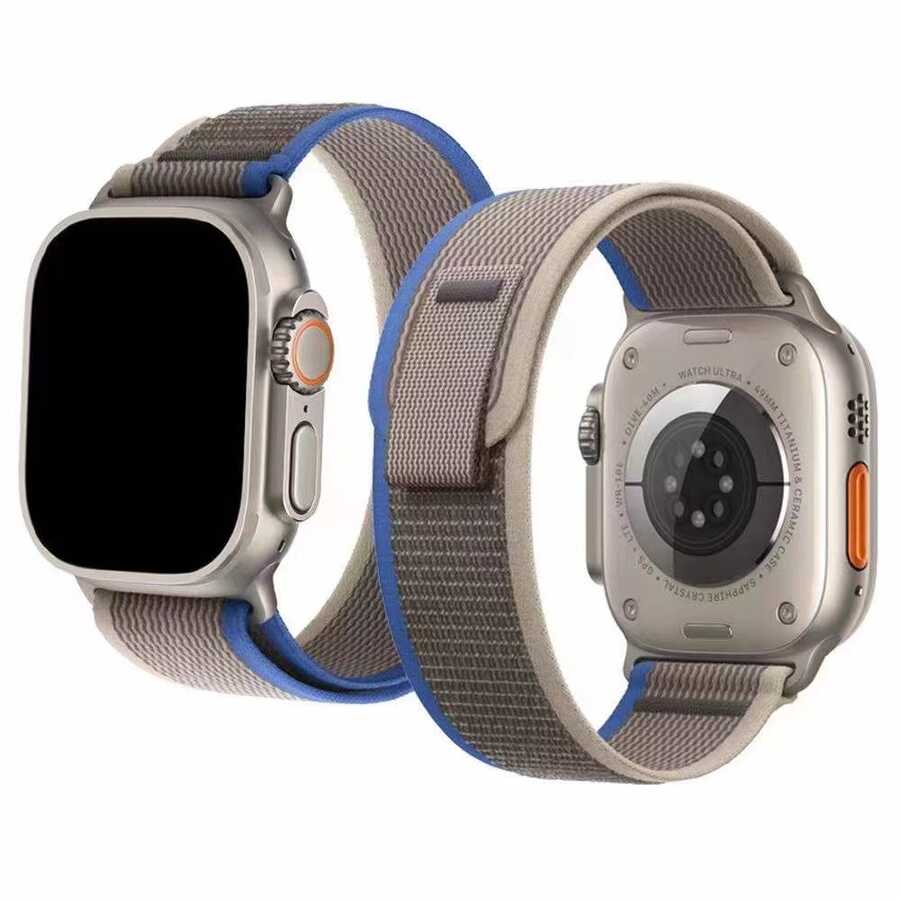 Watch Ultra 49mm Zore KRD-77 Hasır Kordon