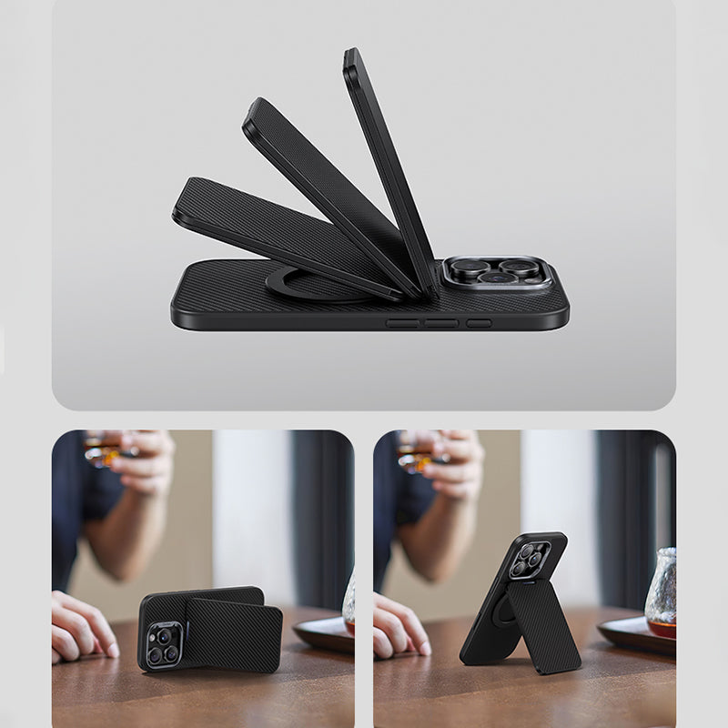 Benks ArmorGo 600D Aramid Fiber Magnetik Standlı Kartlık