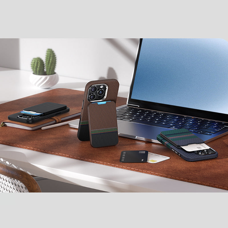 Benks ArmorGo 600D Aramid Fiber Magnetik Standlı Kartlık