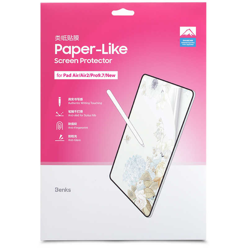 Benks iPad 6 Air 2 Paper-Like Ekran Koruyucu