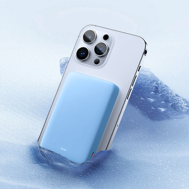 Benks MP07 M-safe Magnetik İnce Tasarımlı Powerbank 10000mAh iPhone 12-13-14 Serisi