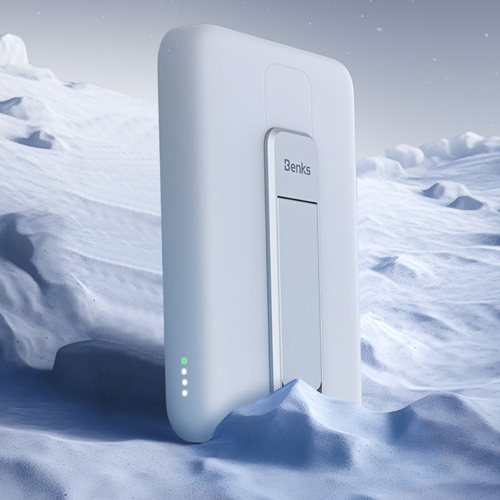 Benks MP08 M-safe Magnetik Standlı İnce Tasarımlı Powerbank 10000mAh