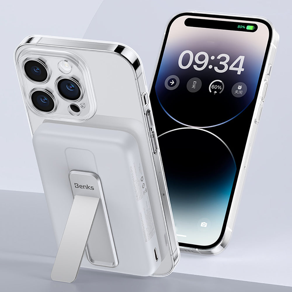 Benks MP08 M-safe Magnetik Standlı İnce Tasarımlı Powerbank 10000mAh
