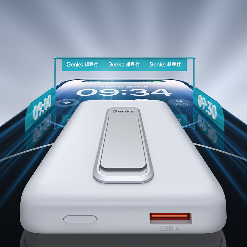 Benks MP08 M-safe Magnetik Standlı İnce Tasarımlı Powerbank 10000mAh