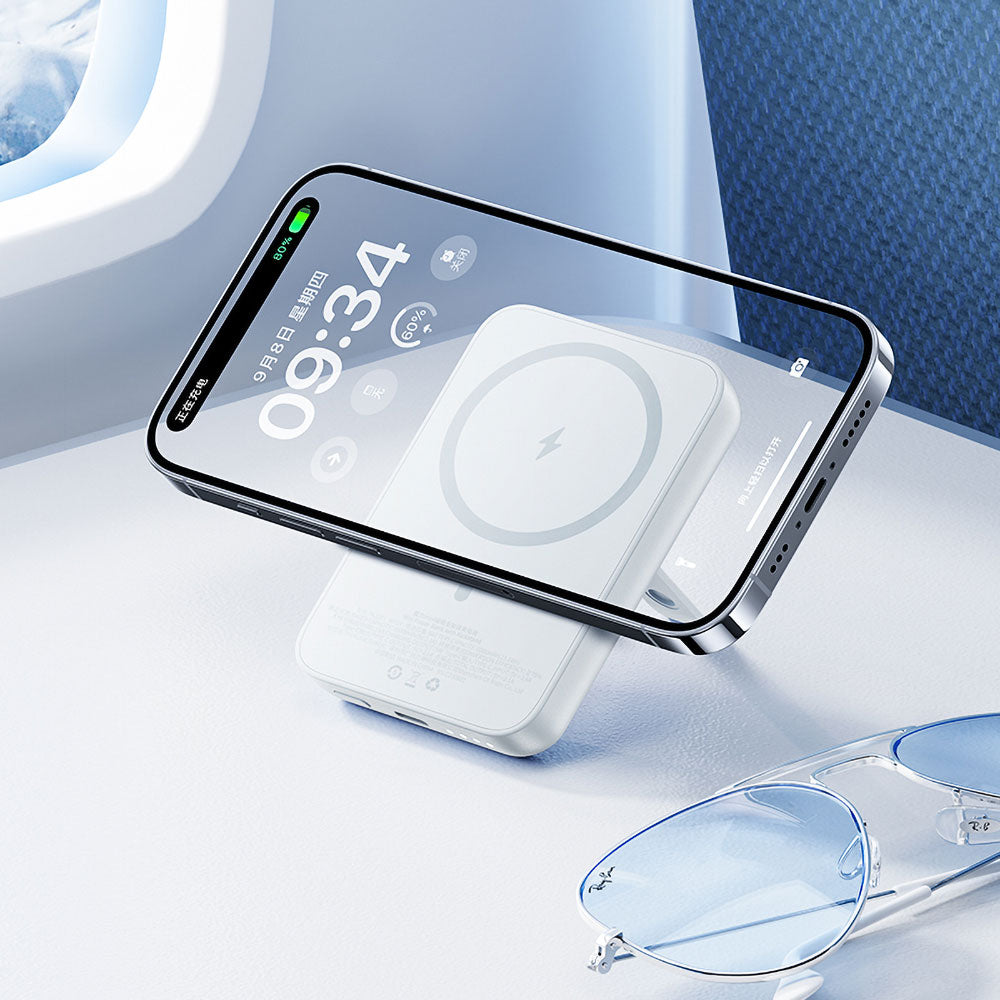 Benks MP09 M-safe Magnetik Standlı İnce Tasarımlı Powerbank 6000mAh