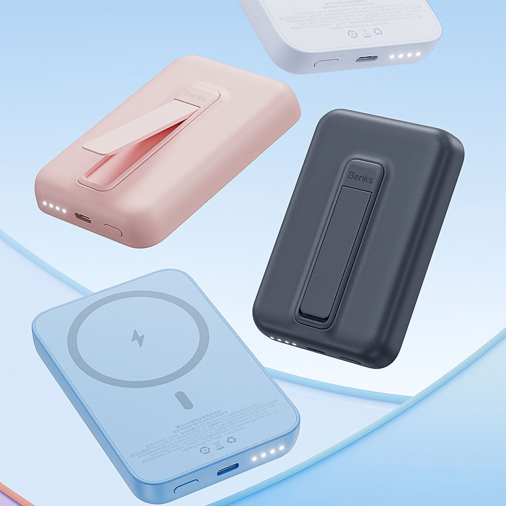 Benks MP09 M-safe Magnetik Standlı İnce Tasarımlı Powerbank 6000mAh