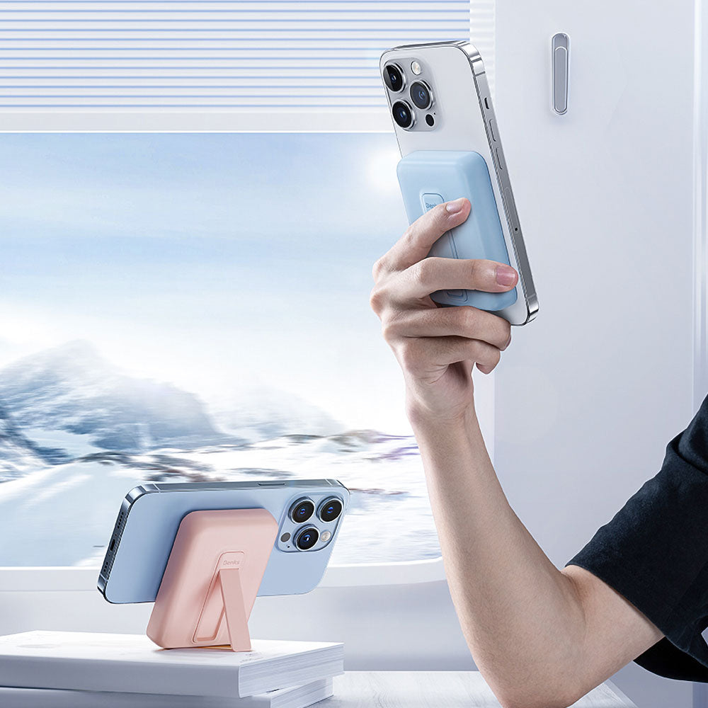 Benks MP09 M-safe Magnetik Standlı İnce Tasarımlı Powerbank 6000mAh