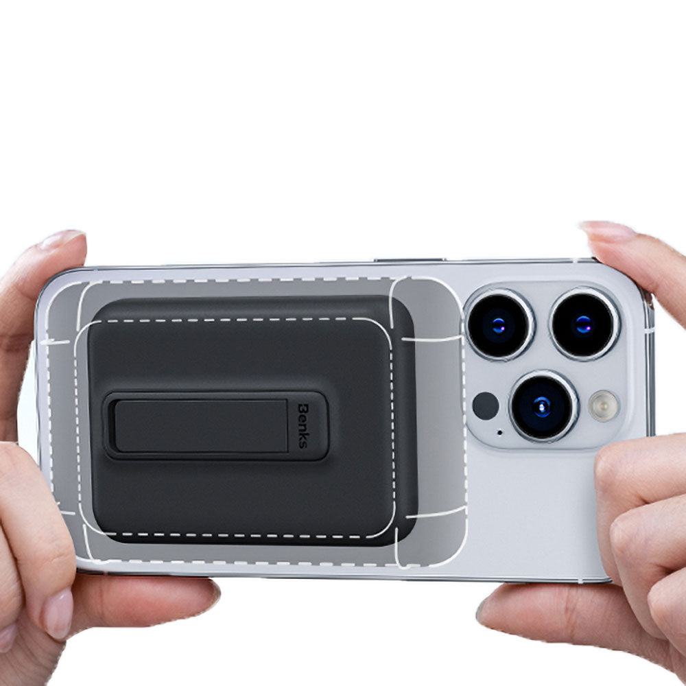 Benks MP09 M-safe Magnetik Standlı İnce Tasarımlı Powerbank 6000mAh