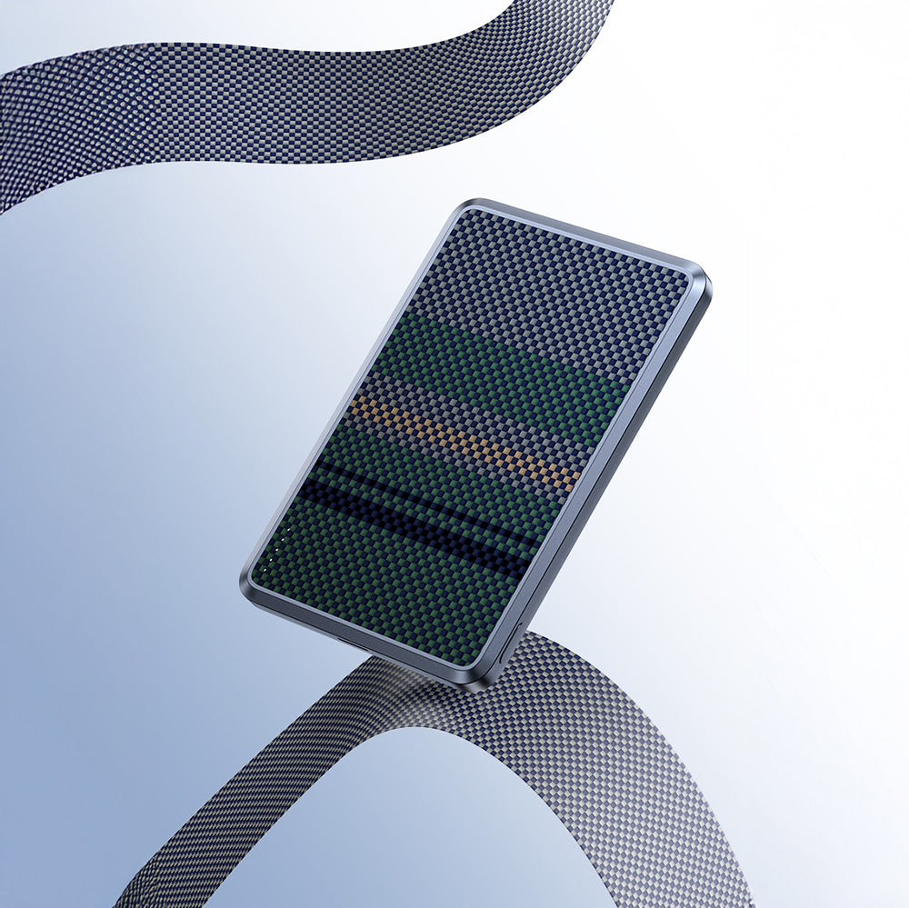 Benks MP15 ArmorGo M-safe Şarj Özellikli Ultra İnce Aurora Serisi Aramid Fiber Powerbank 15W 5000mAh