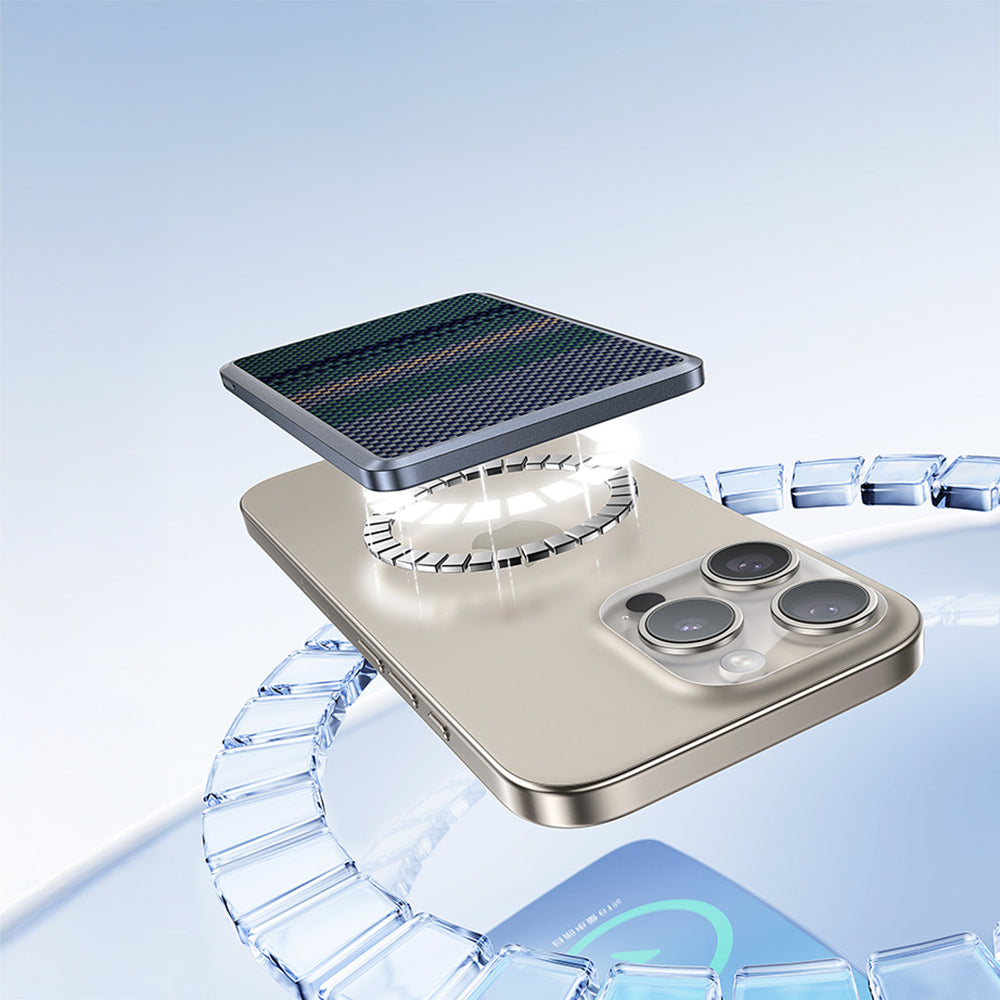 Benks MP15 ArmorGo M-safe Şarj Özellikli Ultra İnce Aurora Serisi Aramid Fiber Powerbank 15W 5000mAh