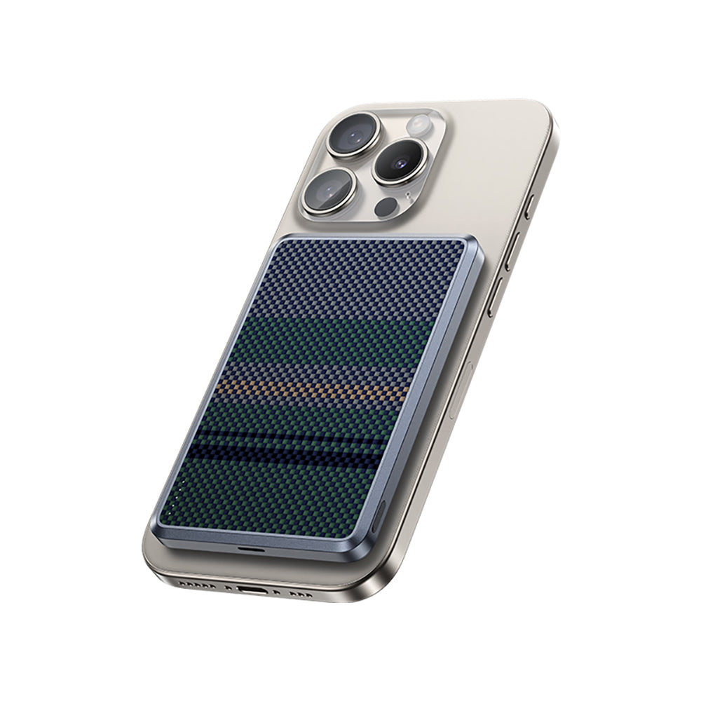 Benks MP16 ArmorGo M-safe Şarj Özellikli Ultra İnce Aurora Serisi Aramid Fiber Powerbank 15W 10000mAh