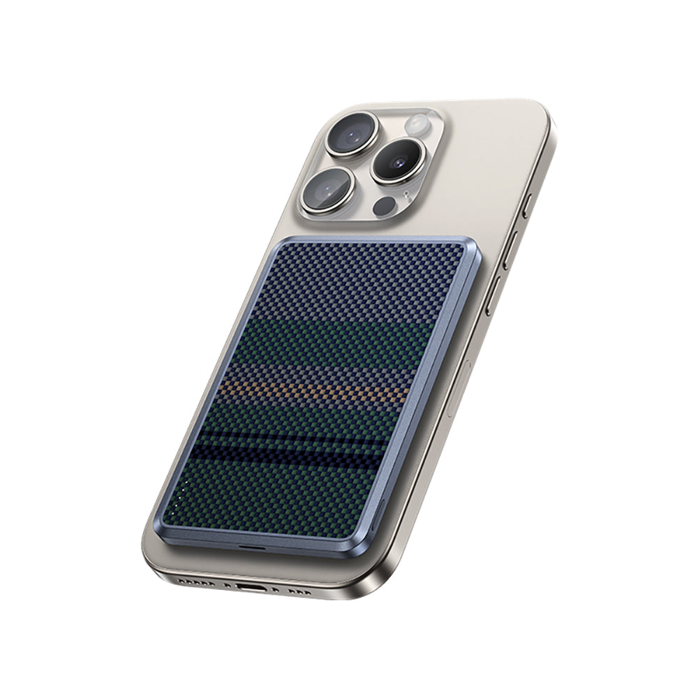 Benks MP16 ArmorGo M-safe Şarj Özellikli Ultra İnce Aurora Serisi Aramid Fiber Powerbank 15W 10000mAh