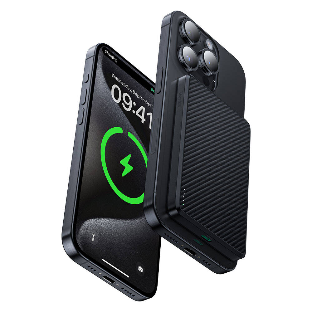 Benks MP16 ArmorGo M-safe Şarj Özellikli 600D Aramid Fiber Powerbank 15W 10000mAh