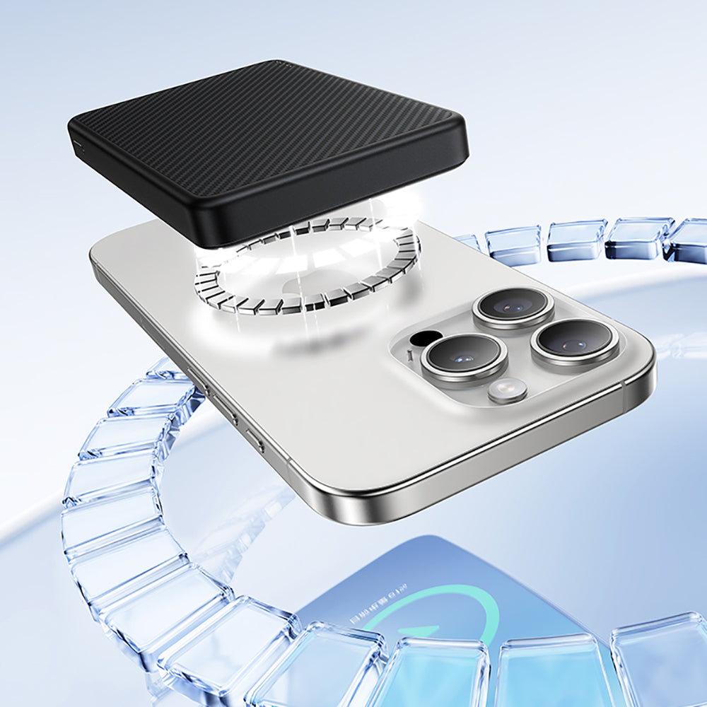 Benks MP17 ArmorGo M-safe Şarj Özellikli 600D Aramid Fiber Qi2 Teknolojili Powerbank 15W 10000mAh