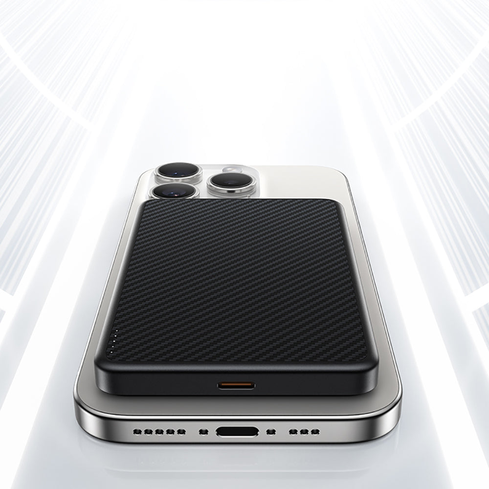 Benks MP17 ArmorGo M-safe Şarj Özellikli 600D Aramid Fiber Qi2 Teknolojili Powerbank 15W 10000mAh