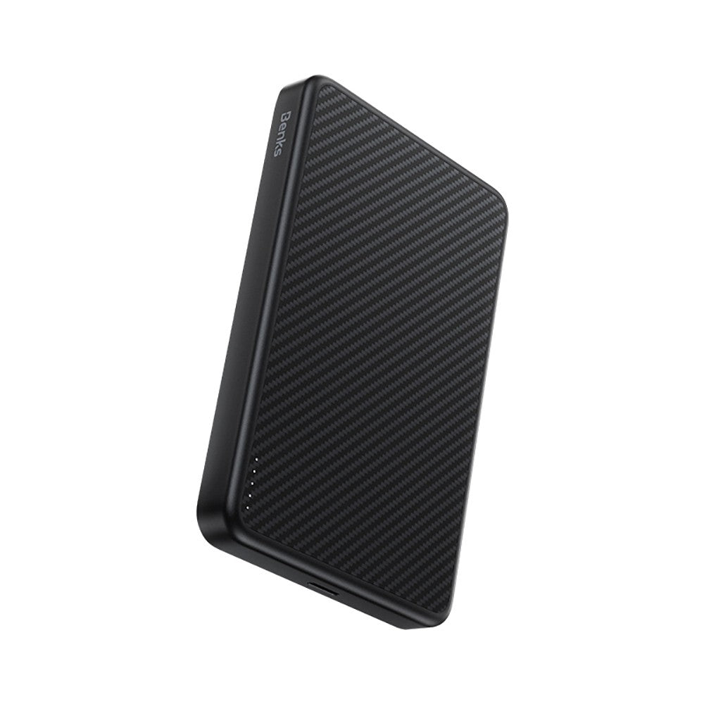 Benks MP17 ArmorGo M-safe Şarj Özellikli 600D Aramid Fiber Qi2 Teknolojili Powerbank 15W 10000mAh