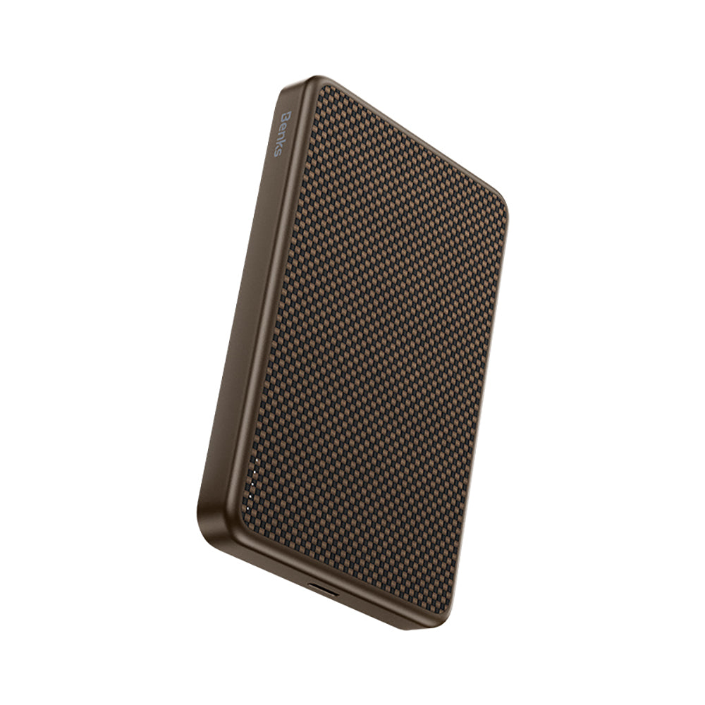 Benks MP17 ArmorGo M-safe Şarj Özellikli ArmorTint Aramid Fiber Qi2 Teknolojili Powerbank 15W 10000mAh