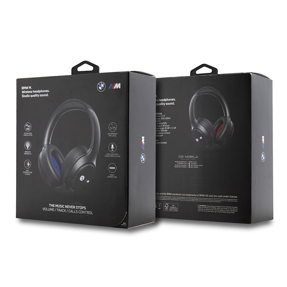 BMW Orijinal Lisanslı ANC/ENC Özellikli Kulak Üstü Bluetooth Kulaklık M Edition Karbon Dizayn v5.3