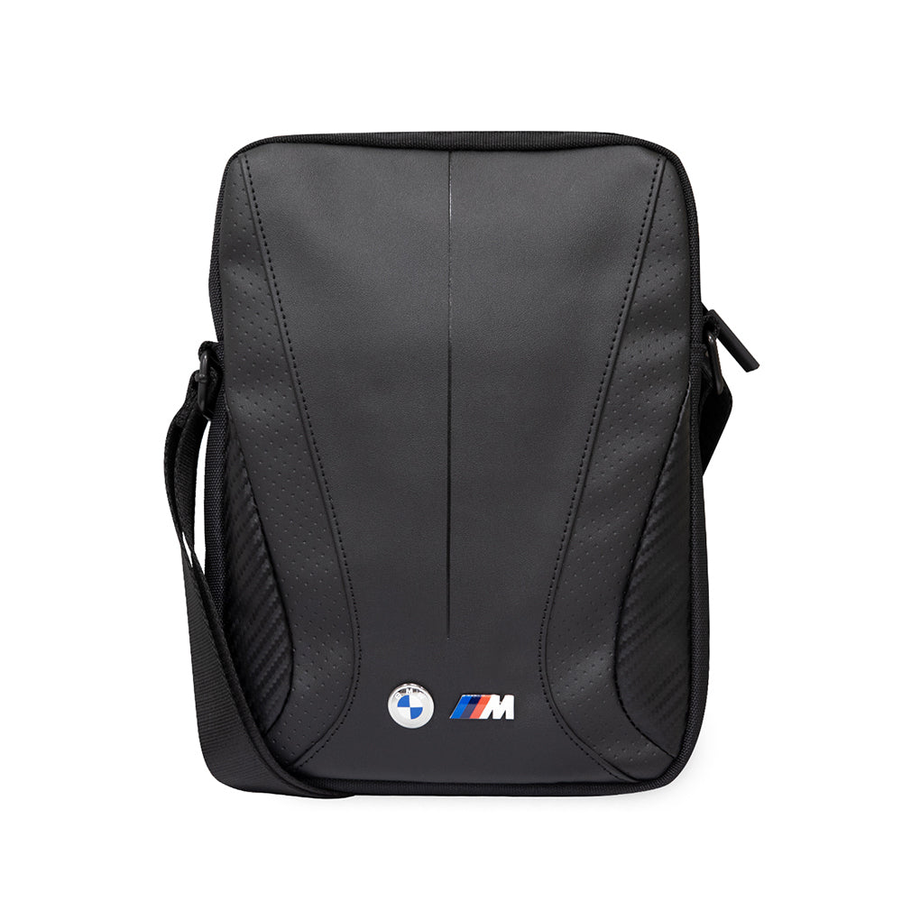 BMW Orijinal Lisanslı Metal Logolu Fermuarlı Çapraz Askılı Tablet Çantası