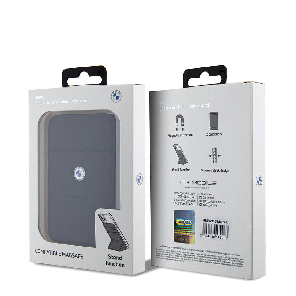 BMW Orijinal Lisanslı Metal Logolu Standlı Magnetik Kartlık