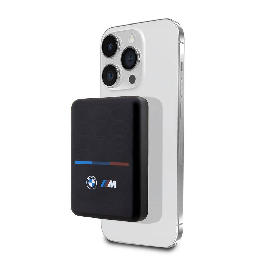 BMW Led Işıklı Göstergeli M-safe Magnetik Orijinal Lisanslı Powerbank 5000 Mah