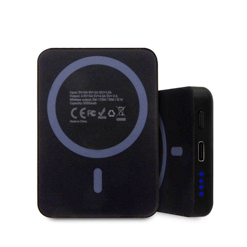 BMW Led Işıklı Göstergeli M-safe Magnetik Orijinal Lisanslı Powerbank 5000 Mah