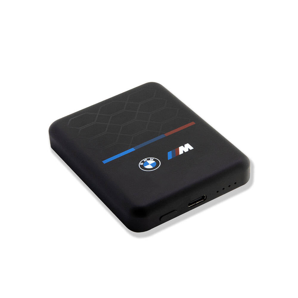BMW Led Işıklı Göstergeli M-safe Magnetik Orijinal Lisanslı Powerbank 5000 Mah