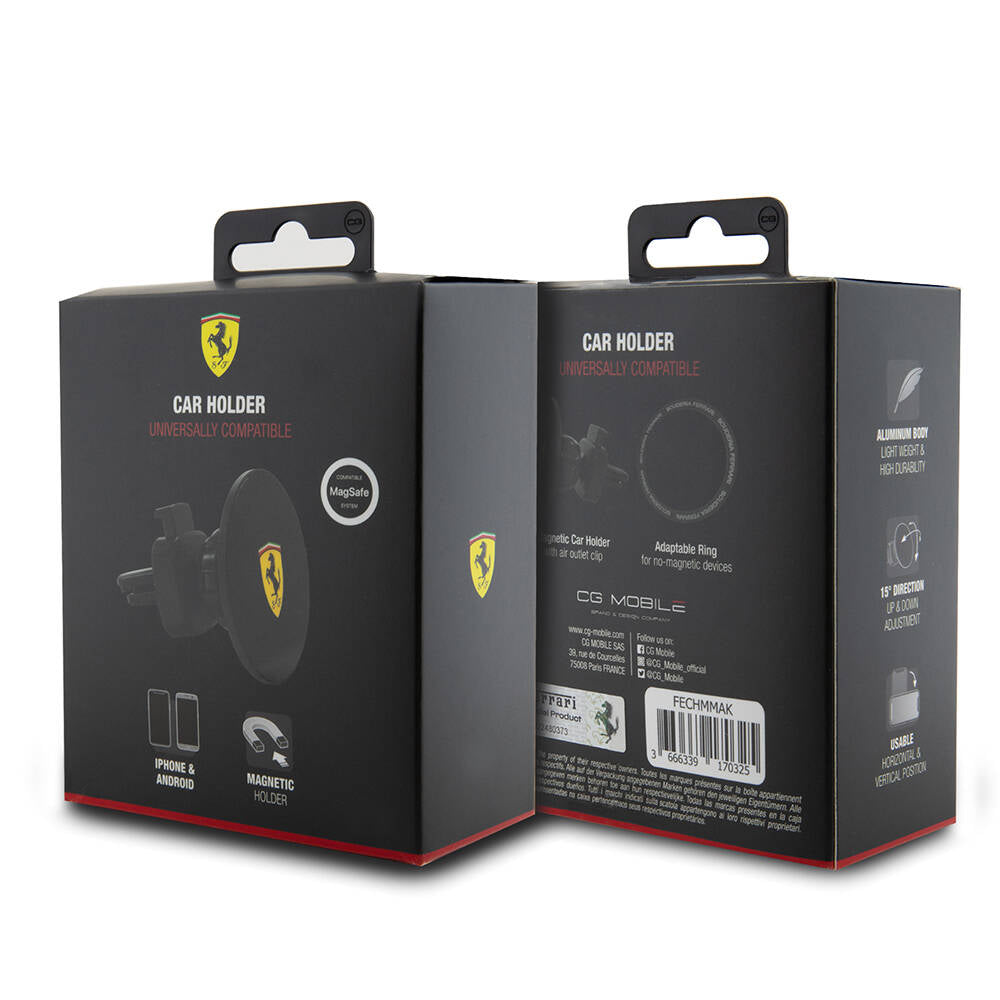 Ferrari Orijinal Lisanslı Havalandırma Tasarım Magnetik Shield Araç Telefon Tutucu