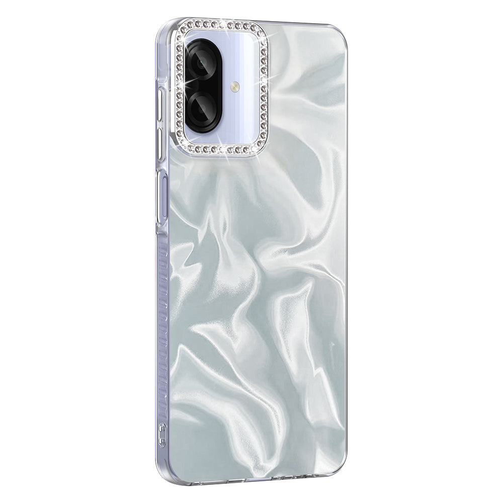 Galaxy A07 Kılıf Airbagli Parlak Taş Detay Tasarımlı Zore Esila Kılıf