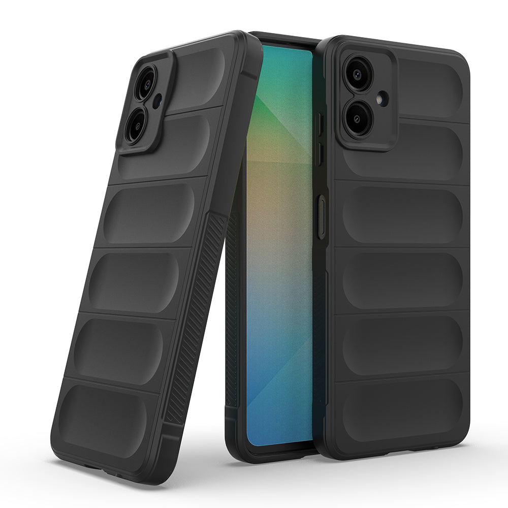 Galaxy A07 Kılıf Esnek TPU Oyuklu Arka Yüzey Tasarımlı Zore Etnik Silikon Kılıf