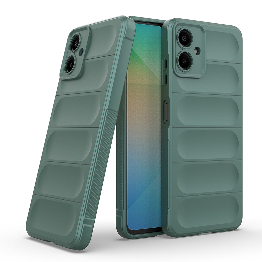 Galaxy A07 Kılıf Esnek TPU Oyuklu Arka Yüzey Tasarımlı Zore Etnik Silikon Kılıf
