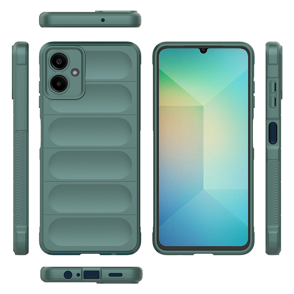Galaxy A07 Kılıf Esnek TPU Oyuklu Arka Yüzey Tasarımlı Zore Etnik Silikon Kılıf