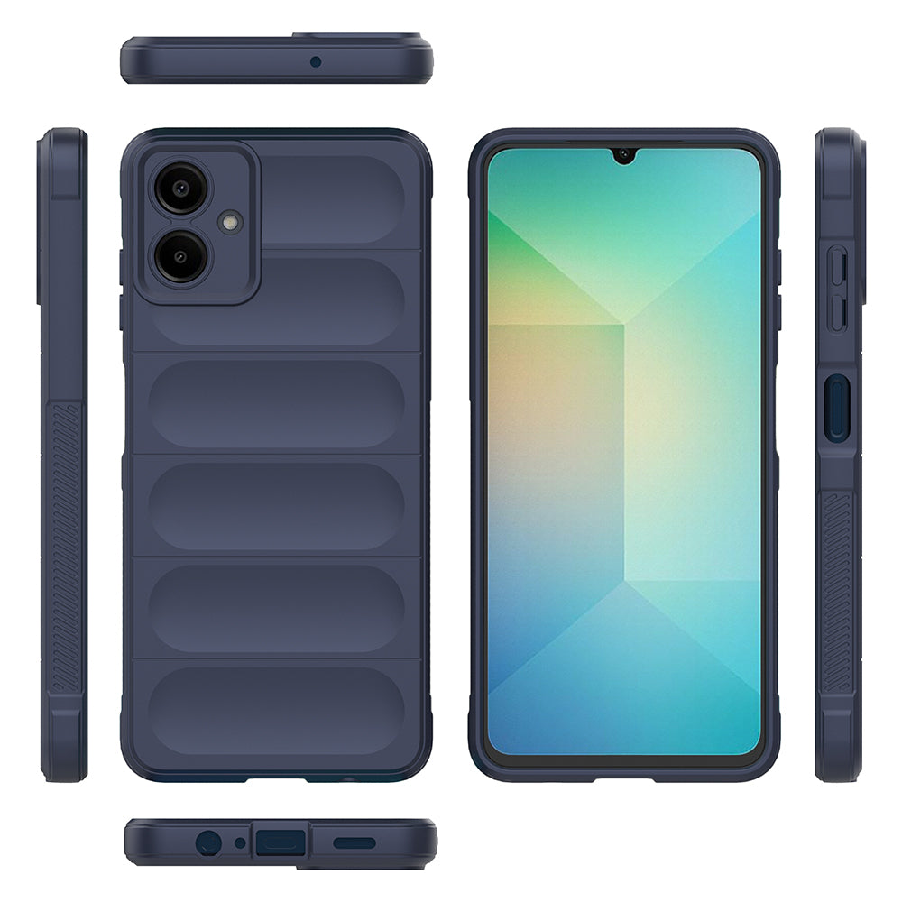 Galaxy A07 Kılıf Esnek TPU Oyuklu Arka Yüzey Tasarımlı Zore Etnik Silikon Kılıf