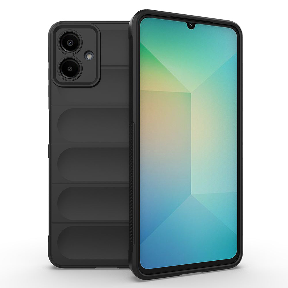 Galaxy A07 Kılıf Esnek TPU Oyuklu Arka Yüzey Tasarımlı Zore Etnik Silikon Kılıf