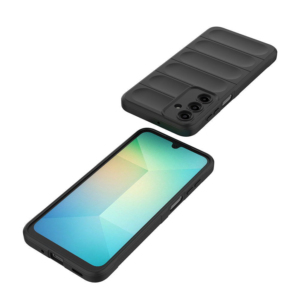 Galaxy A17 Kılıf Esnek TPU Oyuklu Arka Yüzey Tasarımlı Zore Etnik Silikon Kılıf