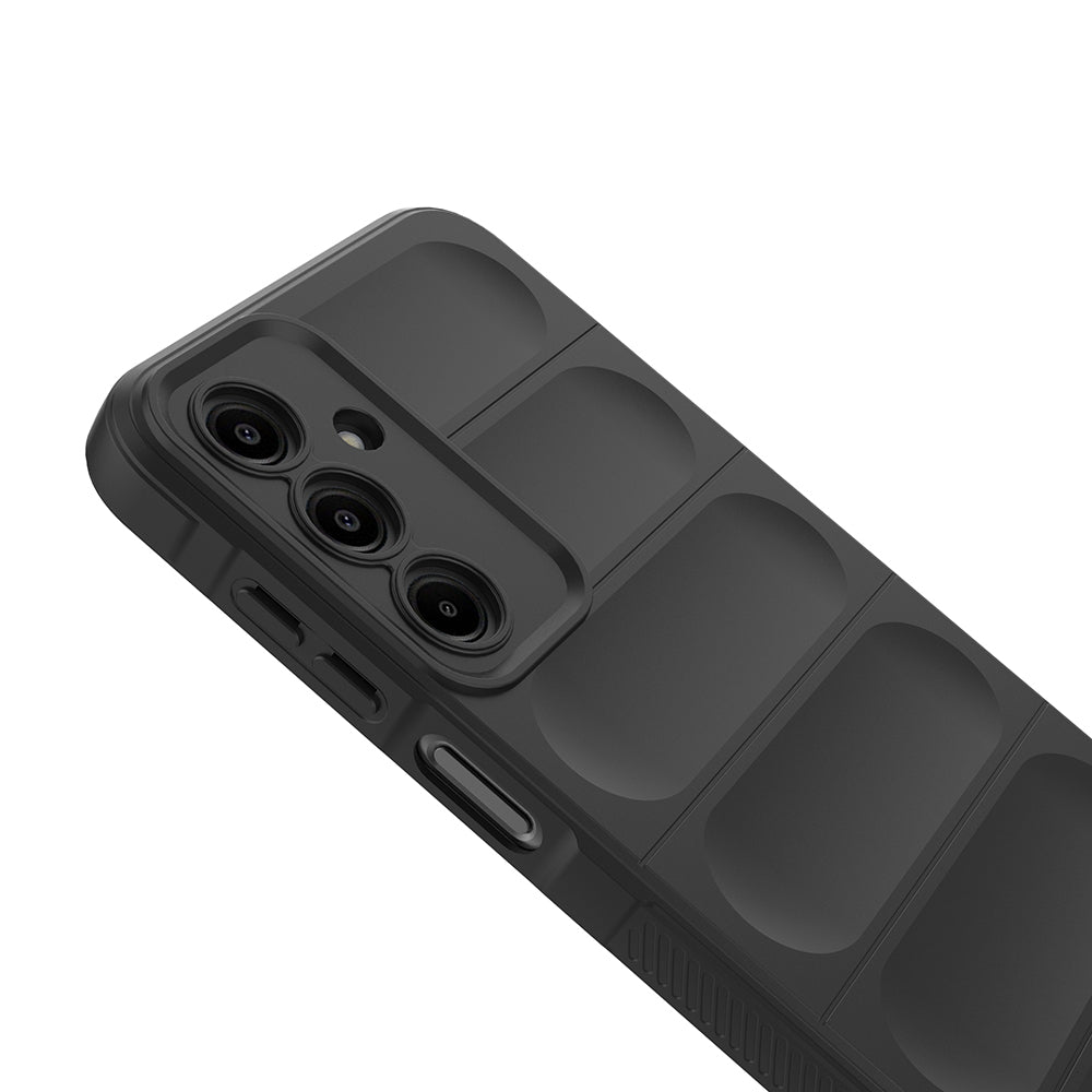 Galaxy A17 Kılıf Esnek TPU Oyuklu Arka Yüzey Tasarımlı Zore Etnik Silikon Kılıf