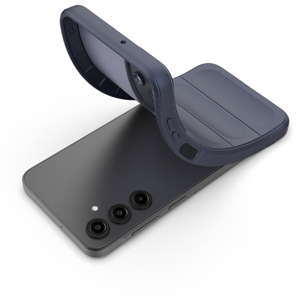 Galaxy A17 Kılıf Esnek TPU Oyuklu Arka Yüzey Tasarımlı Zore Etnik Silikon Kılıf