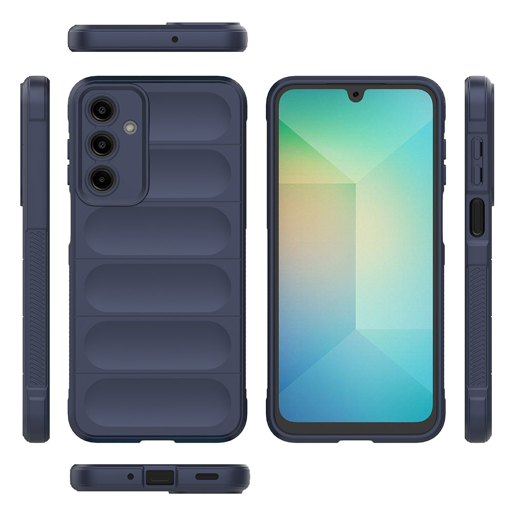 Galaxy A17 Kılıf Esnek TPU Oyuklu Arka Yüzey Tasarımlı Zore Etnik Silikon Kılıf