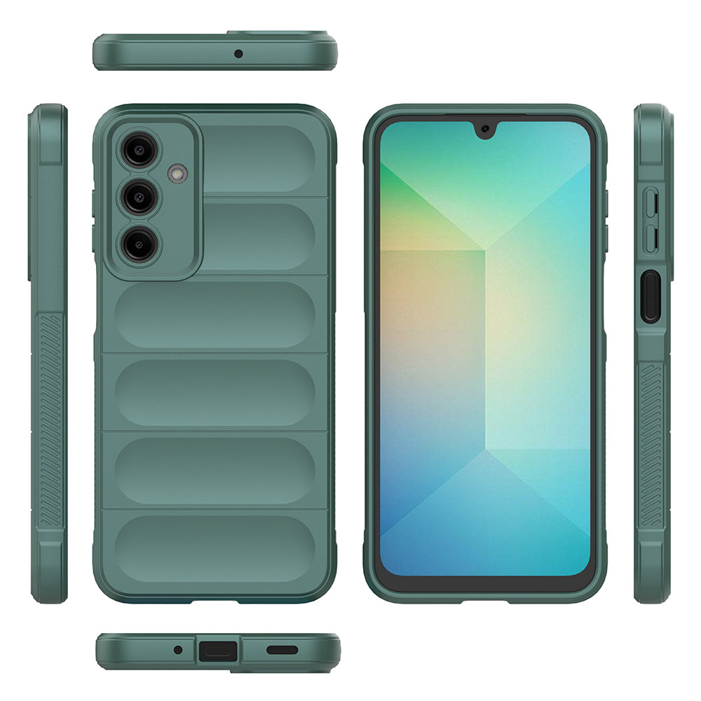 Galaxy A17 Kılıf Esnek TPU Oyuklu Arka Yüzey Tasarımlı Zore Etnik Silikon Kılıf