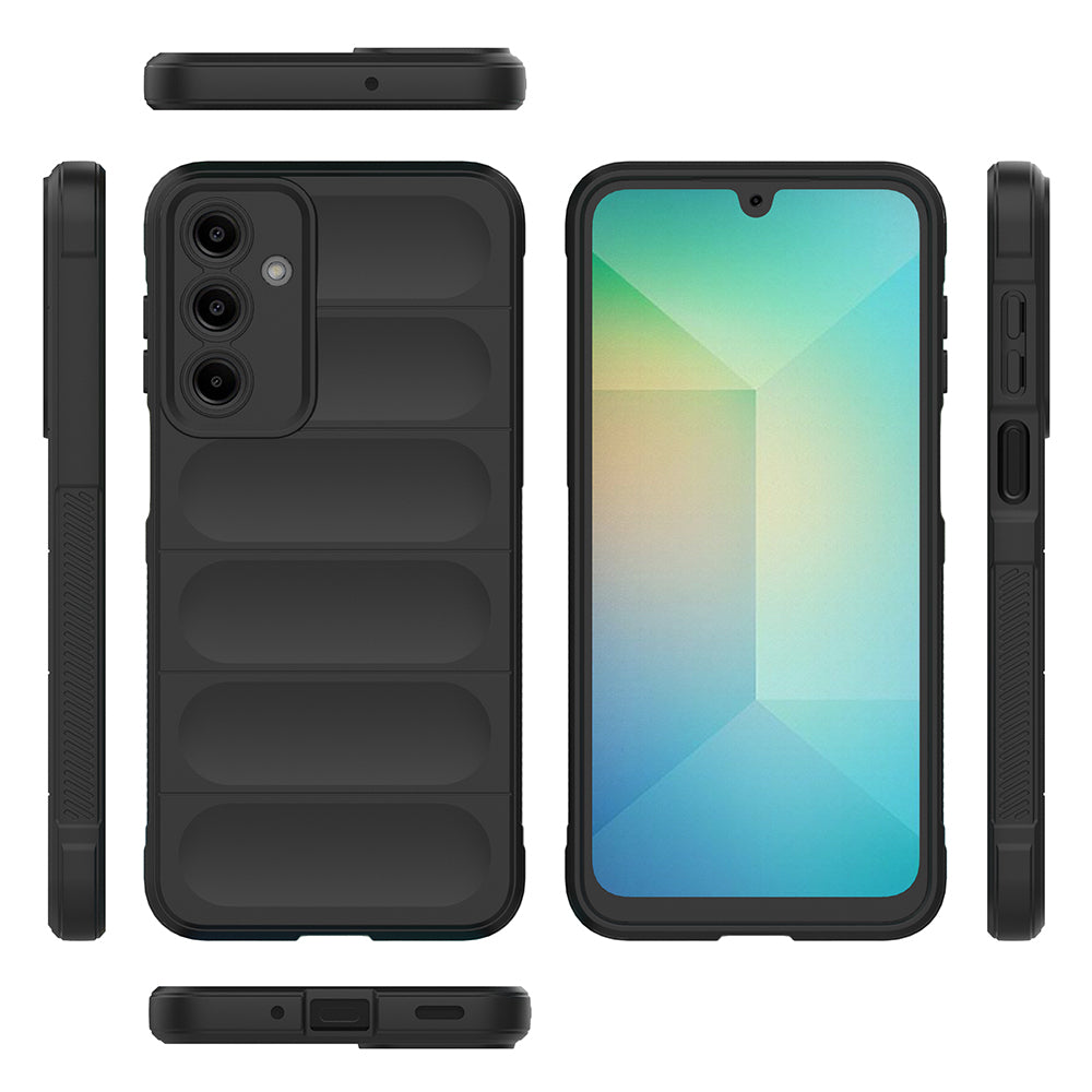 Galaxy A17 Kılıf Esnek TPU Oyuklu Arka Yüzey Tasarımlı Zore Etnik Silikon Kılıf