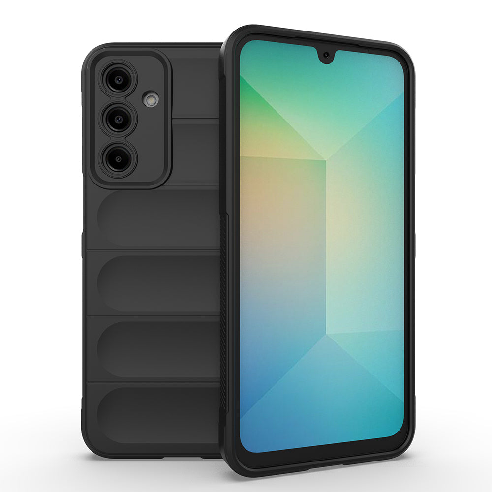 Galaxy A17 Kılıf Esnek TPU Oyuklu Arka Yüzey Tasarımlı Zore Etnik Silikon Kılıf