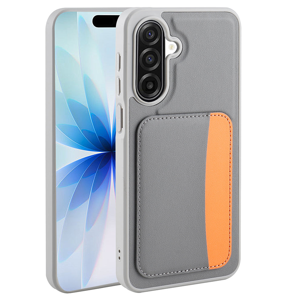 Galaxy A17 Kılıf Kartlıklı Zore X-Kart Silikon Kılıf