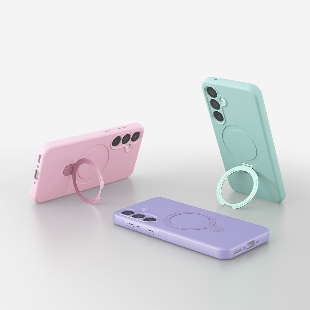 Galaxy A17 Kılıf M-safe Şarj Özellikli Standlı Zore Samara Kılıf
