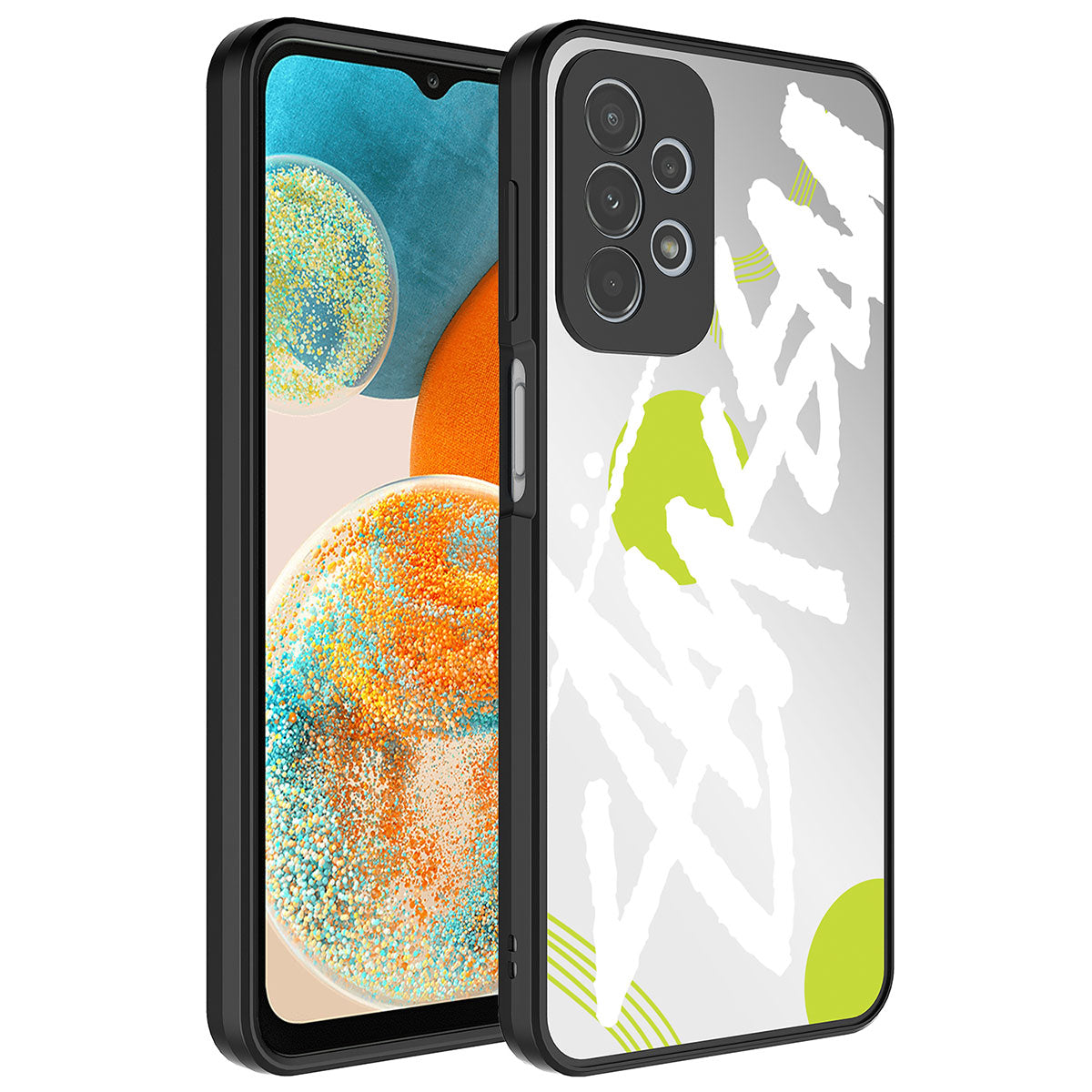 Galaxy A23 Kılıf Aynalı Desenli Kamera Korumalı Parlak Zore Mirror Kılıf