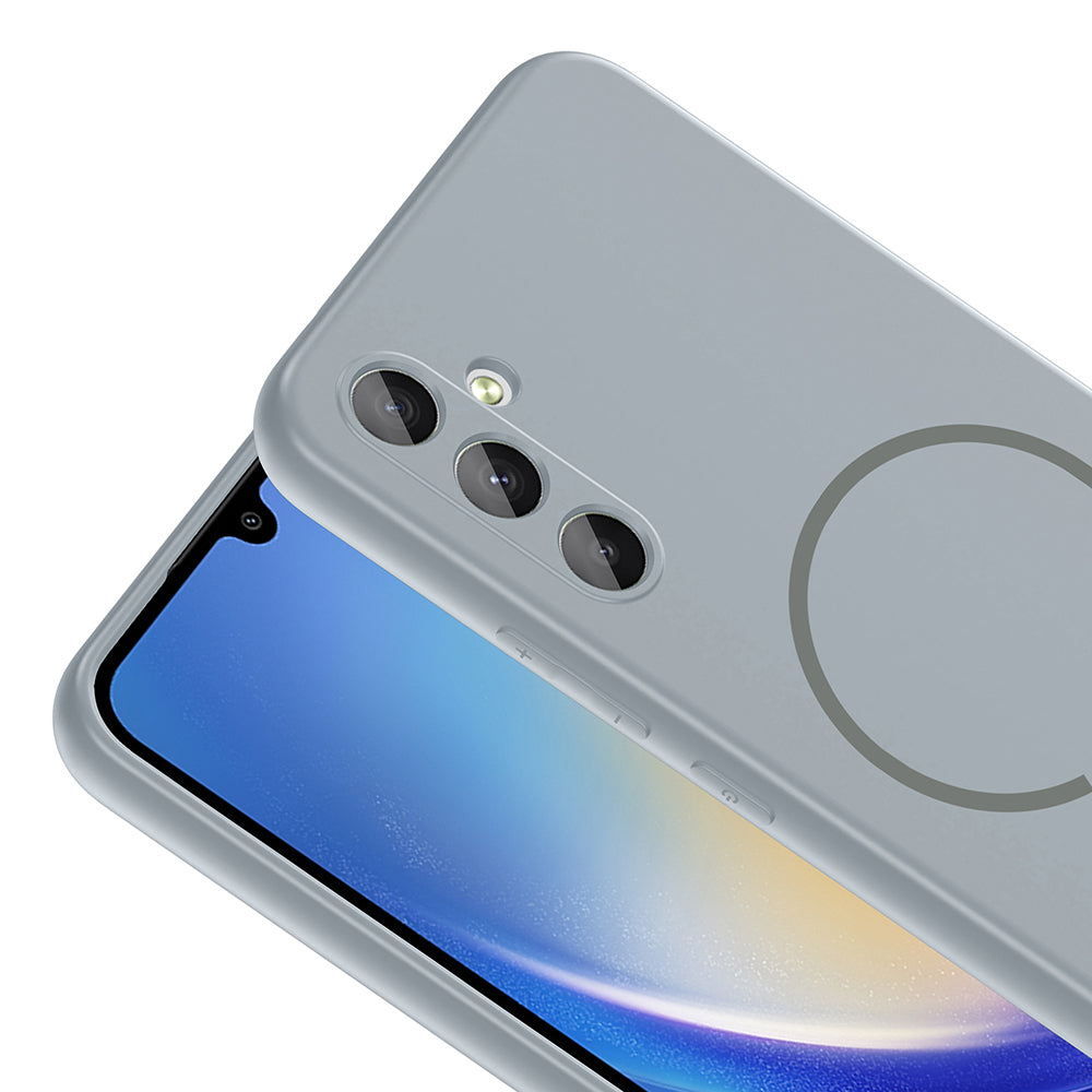 Galaxy A24 Kılıf M-safe Şarj Özellikli Zore Meta Kılıf
