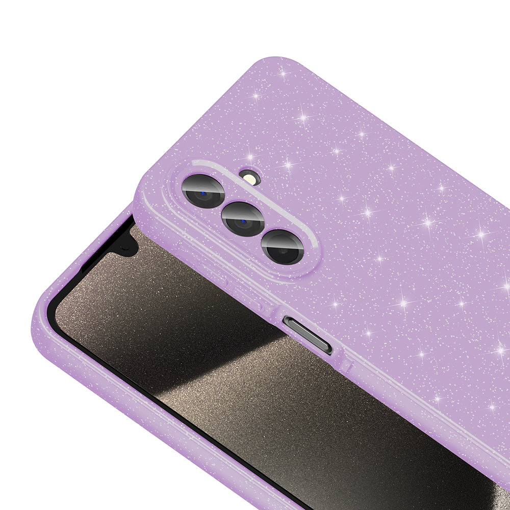 Galaxy A26 Kılıf Kamera Korumalı Simli Lüks Zore Koton Kılıf