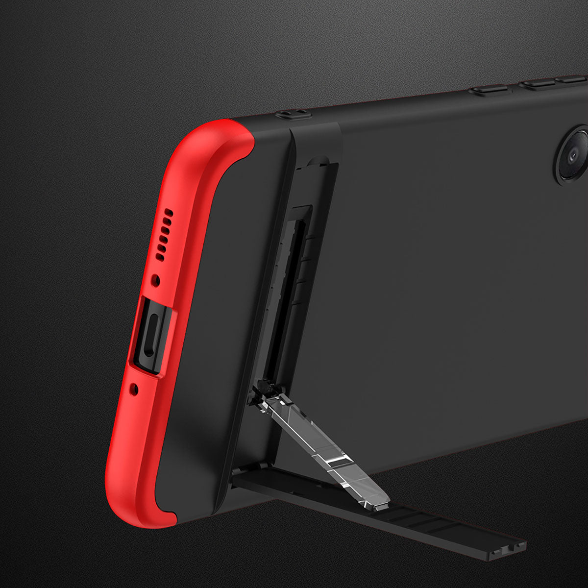 Galaxy A34 Kılıf Zore Kamera Korumalı Dikey Standlı Ays Kılıf