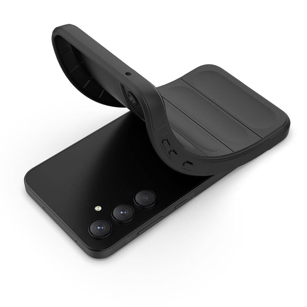 Galaxy A35 Kılıf Esnek TPU Oyuklu Arka Yüzey Tasarımlı Zore Etnik Silikon Kılıf